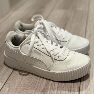 PUMA Cali Star Leather Sneakers – White – Women’s 6.5 / EU 37